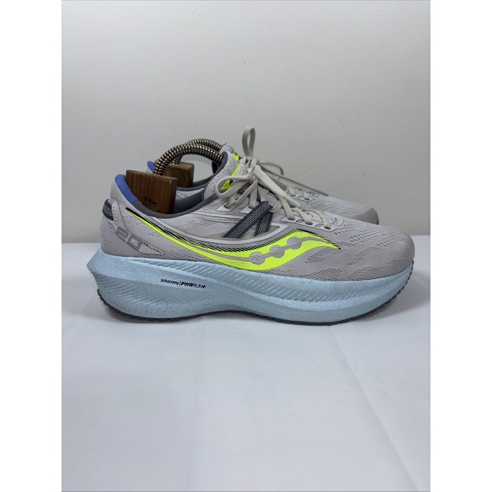 Saucony Womens Triumph 20 S10759-15 Gray Running Shoes Sneakers Sz 9.5 Comfort